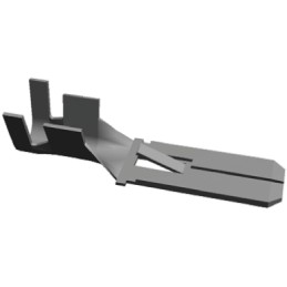 25 pcs - TE Connectivity FASTIN-FASTON .250 Uninsulated Male Spade Connector, Tab, 6.35 x 0.81mm Tab Size, 4mm² to 6mm²