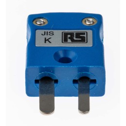 1 pcs - RS PRO In-Line Thermocouple Connector for Use with Type K Thermocouple, Miniature Size, JIS Standard