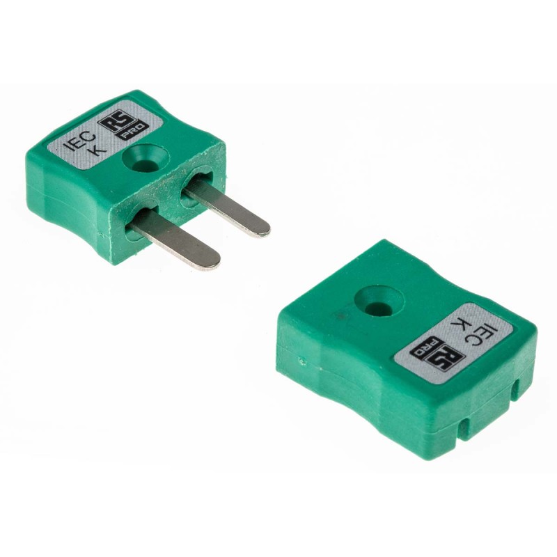 1 pcs - RS PRO Quickwire Thermocouple Connector for Use with Type K Thermocouple, Miniature Size, IEC Standard