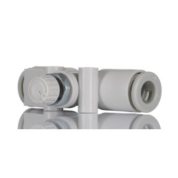 1 pcs - SMC AS Series Tube Flow Controller, 6mm Tube Inlet Port x 6mm Tube Outlet Port