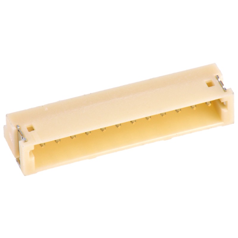 250 pcs - JST ZH Series Right Angle Surface Mount PCB Header, 12 Contact(s), 1.5mm Pitch, 1 Row(s), Shrouded