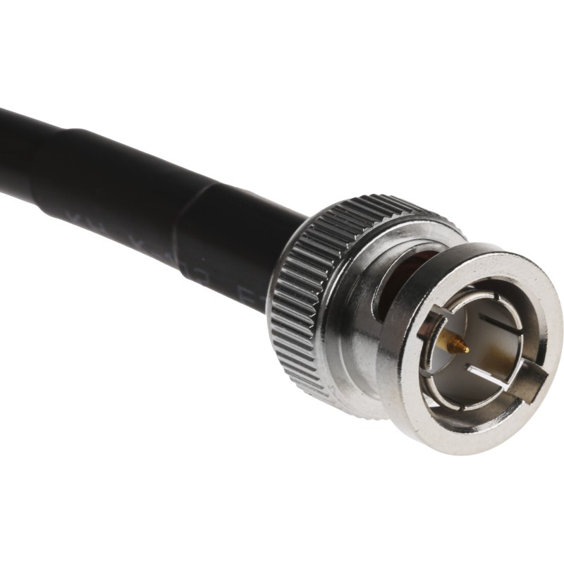 1 pcs - RS PRO Male BNC to Male BNC Coaxial Cable, 1m, RG59 Coaxial, Terminated
