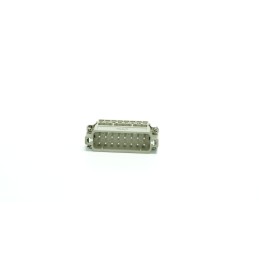 1 pcs - RS PRO Heavy Duty Power Connector Insert, 16A, Male, 16 Contacts