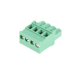 1 pcs - Phoenix Contact 5.08mm Pitch 4 Way Pluggable Terminal Block, Plug, Cable Mount, Screw Down Termination