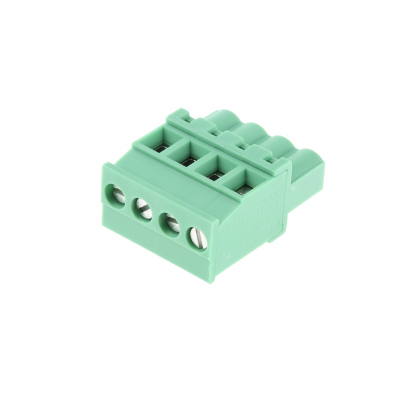 1 pcs - Phoenix Contact 5.08mm Pitch 4 Way Pluggable Terminal Block, Plug, Cable Mount, Screw Down Termination