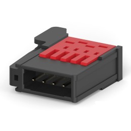 1 pcs - TE Connectivity 4-Way RITS Connector for PCB Mount