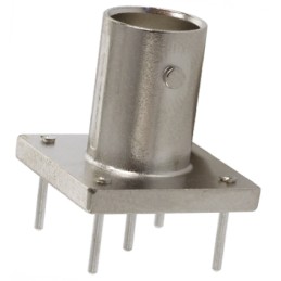 1 pcs - TE Connectivity, jack PCB Mount BNC Connector, 50Ω, Through Hole Termination, Straight Body