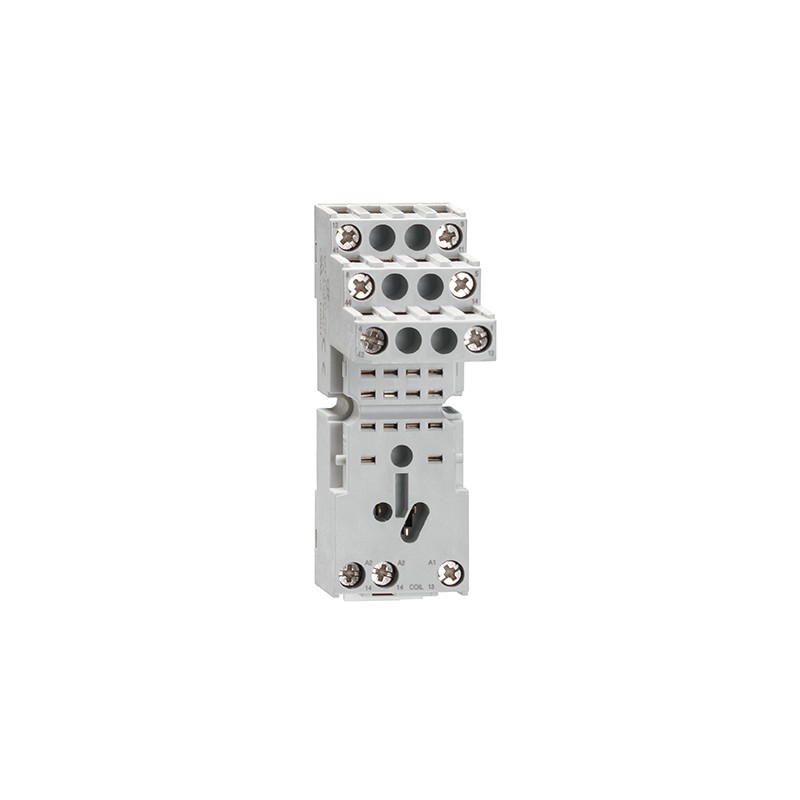 1 pcs - Lovato HR SERIES DIN Rail Relay Socket, for use with HR SERIES