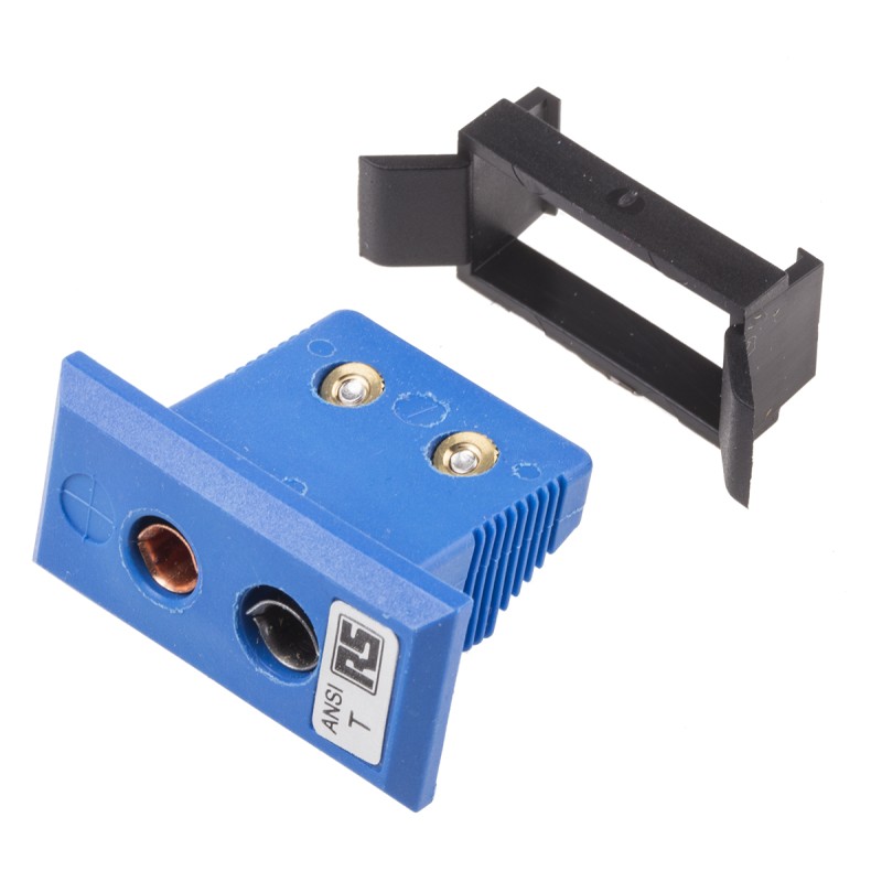 1 pcs - RS PRO Fascia Thermocouple Connector for Use with Type T Thermocouple, Standard Size, ANSI Standard