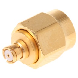 1 pcs - Radiall Straight 50Ω R Adapter SMA Plug to SMP Socket 18GHz