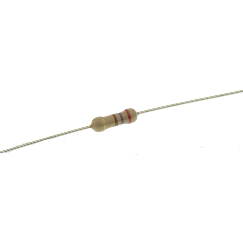 500 pcs - CFR50J270R TE Connectivity 270Ω Carbon Film Resistor 0.5W ±5% CFR50J270R