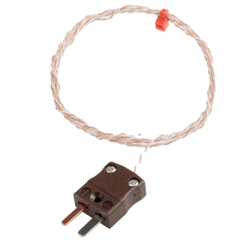 1 pcs - RS PRO Type T Thermocouple 1m Length, 1/0.3mm Diameter - +250°C