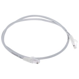 1 pcs - RS PRO Cat5e Male RJ45 to Male RJ45 Ethernet Cable, U/UTP, Grey PVC Sheath, 1m