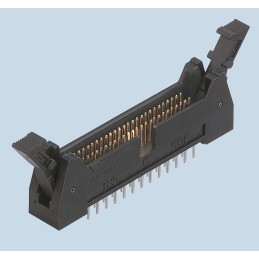 1 pcs - Hirose HIF6 Series Straight Through Hole PCB Header, 40 Contact(s), 1.27mm Pitch, 2 Row(s), Shrouded