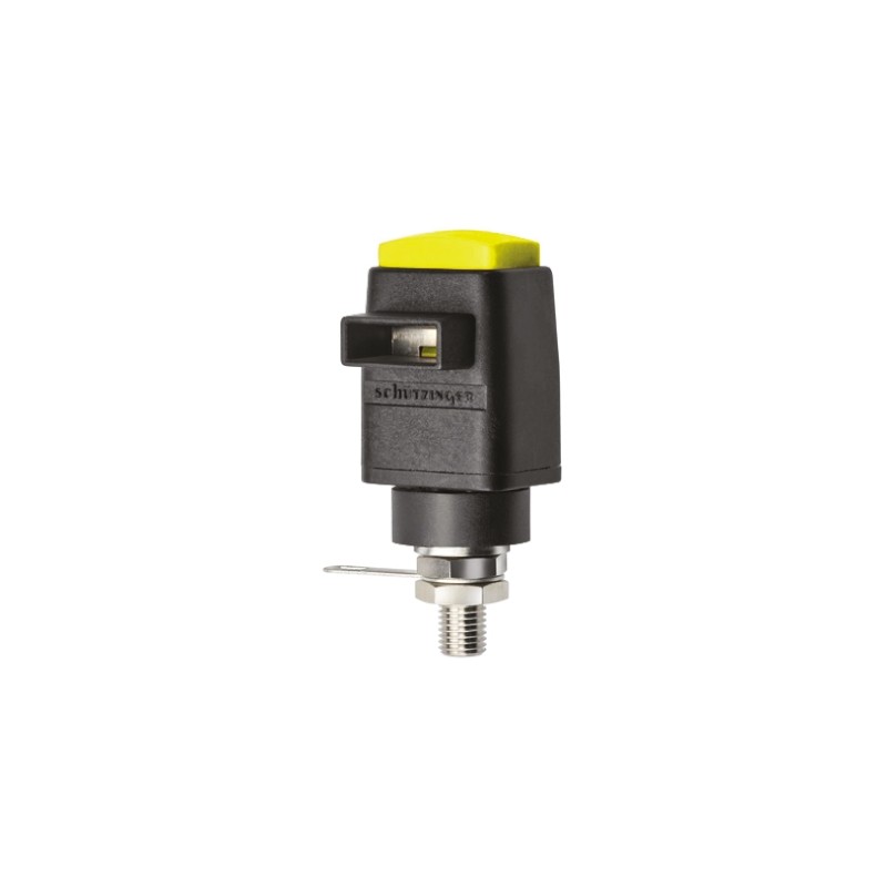 1 pcs - Schutzinger Yellow Terminal Post, 300V, 16A