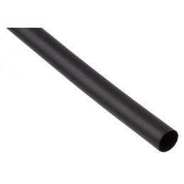 1 pcs - TE Connectivity Halogen Free Heat Shrink Tubing, Black 4.8mm Sleeve Dia. x 1.2m Length 2:1 Ratio, CGPT Series