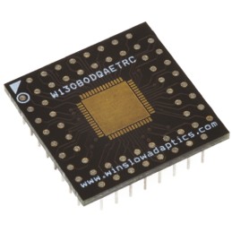 1 pcs - Winslow Straight Through Hole Mount 0.5 mm, 2.54 mm Pitch IC Socket Adapter, 56 Pin Female QFN to 56 Pin Male PGA