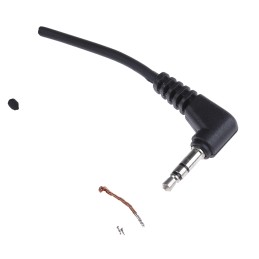 1 pcs - Switchcraft Male 3.5mm Stereo Jack to Unterminated Aux Cable, Black