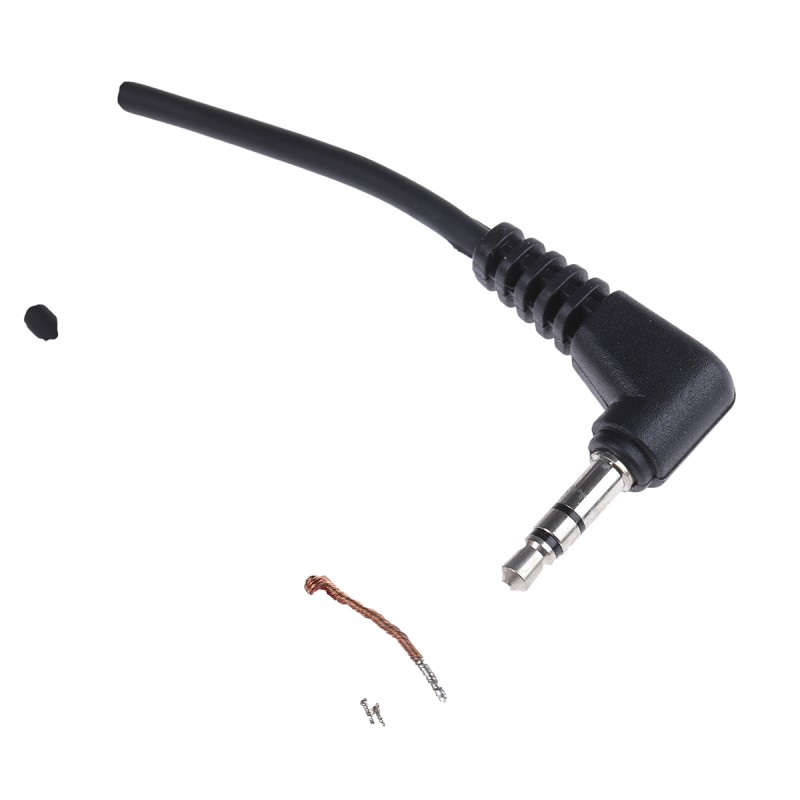 1 pcs - Switchcraft Male 3.5mm Stereo Jack to Unterminated Aux Cable, Black