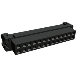 1 pcs - TE Connectivity 26-Way IDC Connector Socket for Cable Mount, 2-Row
