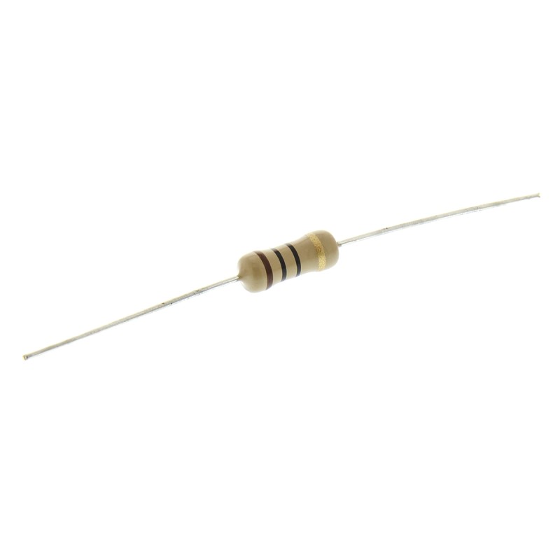 500 pcs - CFR100J10R TE Connectivity 10Ω Carbon Film Carbon Film Resistor 1W ±5% CFR100J10R