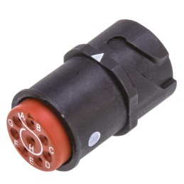 1 pcs - Amphenol MIL Spec Circular Connector, 8 Contacts, Cable Mount, Socket, Female, Twist & Lock Series