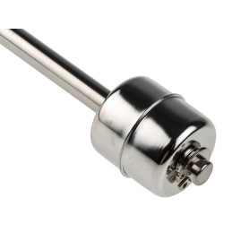 1 pcs - RS PRO Internal Stainless Steel Float Switch, Float, 1m Cable, NO/NC, 250V ac Max, 120V dc Max