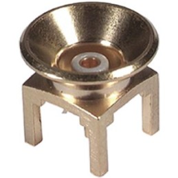 1 pcs - Huber+Suhner, jack Through Hole MMBX Connector, 50Ω, Solder Termination, Straight Body