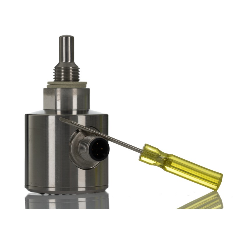 1 pcs - Turck Compact Mount Flow Controller, 1 - 150 (Water) cm³/s, 3 - 300 (Oil) cm³/s, PNP Output, 21 -