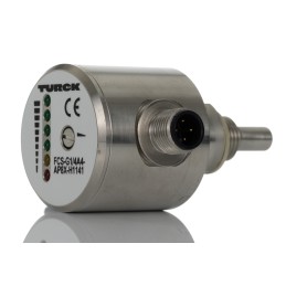 1 pcs - Turck Compact Mount Flow Controller, 1 - 150 (Water) cm³/s, 3 - 300 (Oil) cm³/s, PNP Output, 21 -