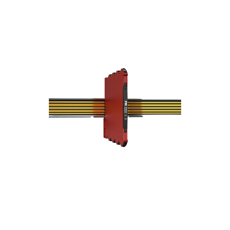 1 pcs - PR Electronics 3200 Series Signal Conditioner, NAMUR Sensor, Switch Input, NPN, Relay Output, 16.8 - 31.2V dc