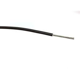1 Reel of 500 M - RS PRO Black 1 mm² Hook Up Wire, 32/0.2 mm, 500m, PVC Insulation
