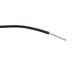 1 Reel of 500 M - RS PRO Black 0.75 mm² Hook Up Wire, 24/0.2 mm, 500m, PVC Insulation