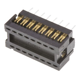 1 pcs - TE Connectivity 16-Way IDC Connector Plug for Cable Mount, 2-Row