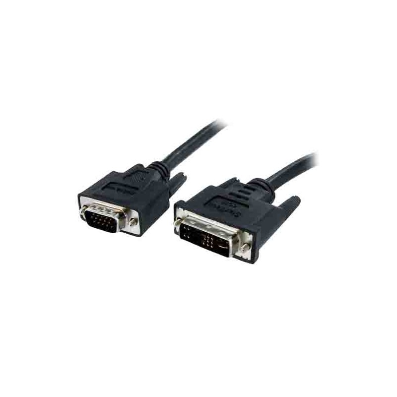1 pcs - StarTech.com, Male DVI-A to Male VGA Cable, 2m