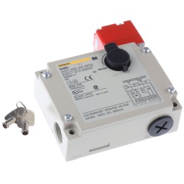 1 pcs - Omron D4BL Series Solenoid Interlock Switch, Power to Unlock, 24V dc