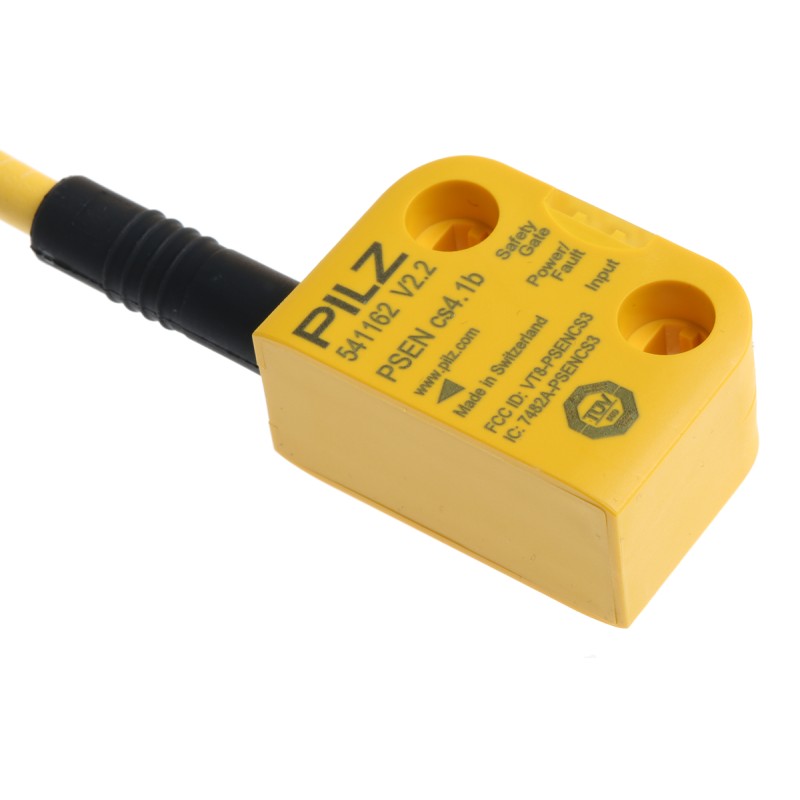 1 pcs - Pilz Transponder Non-Contact Safety Switch, 24V dc, Polybutylene Terephthalate Housing, 10m Cable