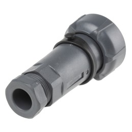 1 pcs - Bulgin Circular Connector, 10 Contacts, Cable Mount, Socket, Female, IP66, IP68, IP69K, Buccaneer 7000 Series