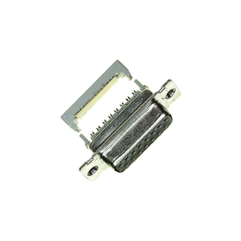 1 pcs - 3M 8300 25 Way Right Angle Cable Mount D-sub Connector Socket, 2.8mm Pitch