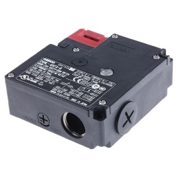 1 pcs - Omron D4NL Series Solenoid Interlock Switch, Power to Unlock, 24V dc, 1NC/1NO + 1NC/1NO