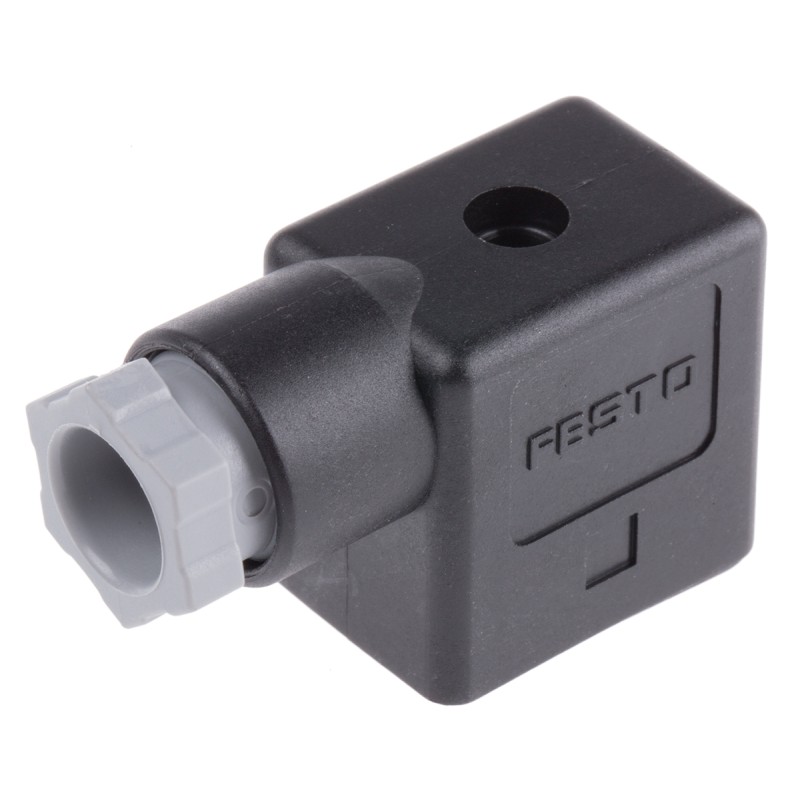 1 pcs - Festo MSSD 3P DIN 43650 B, Female Solenoid Connector, No