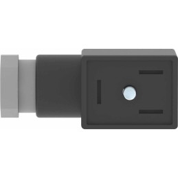 1 pcs - Festo MSSD 3P DIN 43650 B, Female Solenoid Connector, No