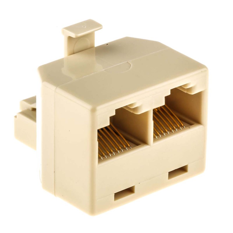 1 pcs - RS PRO 2-Port RJ45 Adapter