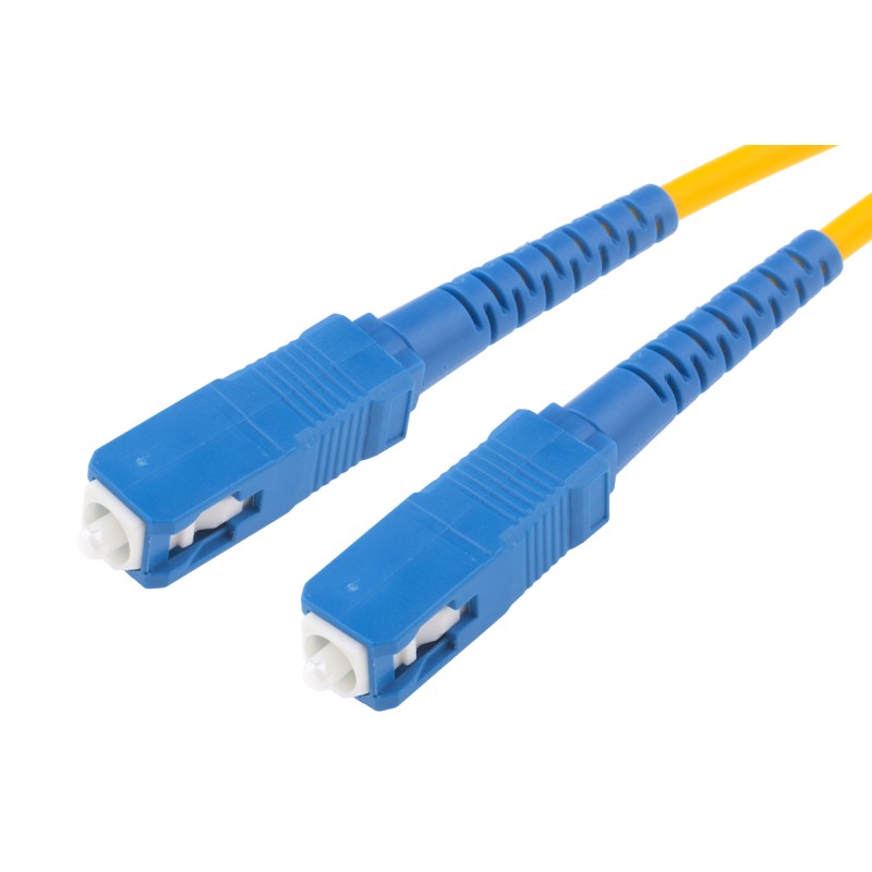 1 pcs - RS PRO SC to ST Duplex Single Mode OS1 Fibre Optic Cable, 9/125μm, Yellow, 3m