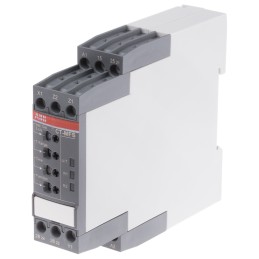 1 pcs - ABB DIN Rail Mount Timer Relay, 24 - 240V ac/dc, 2-Contact, 0.05 s - 300h, DPDT