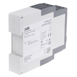 1 pcs - ABB DIN Rail Mount Timer Relay, 24 - 240V ac/dc, 2-Contact, 0.05 s - 300h, DPDT