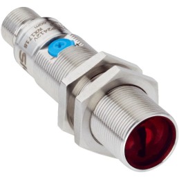 1 pcs - Sick Background Suppression Photoelectric Sensor, Barrel Sensor, 3 mm - 300 mm Detection Range