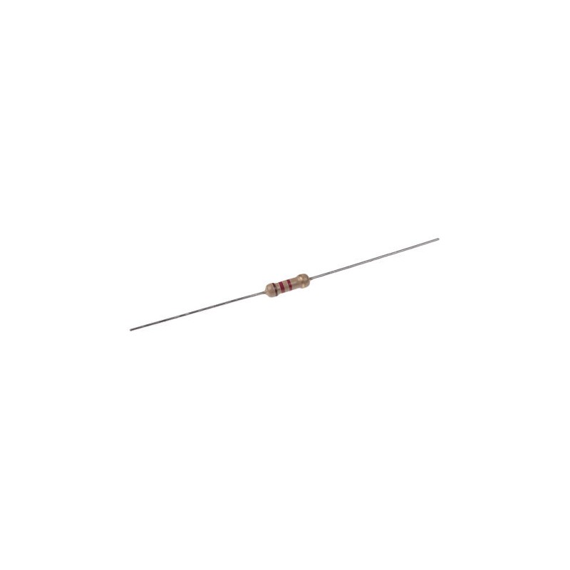 1000 pcs - CFR50J1K2 TE Connectivity 1.2kΩ Carbon Film Resistor 0.5W ±5% CFR50J1K2
