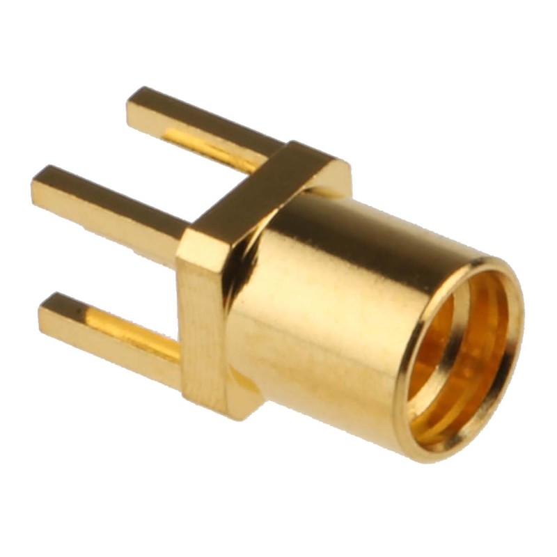 1 pcs - Samtec MMCX Series, jack Through Hole MMCX Connector, 50Ω, Solder Termination, Straight Body