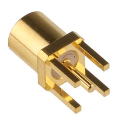 1 pcs - Samtec MMCX Series, jack Through Hole MMCX Connector, 50Ω, Solder Termination, Straight Body